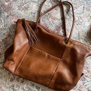 Hobo shoulder bag. Gently loved, but their leather gets better with love and age